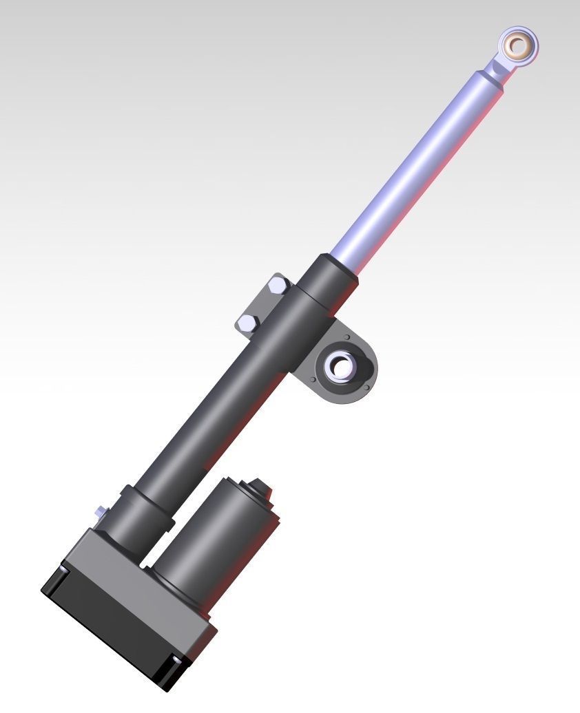 Solar PV tracker Free 3D model_2