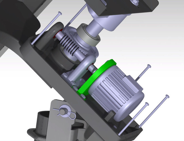 Solar PV tracker Free 3D model_5