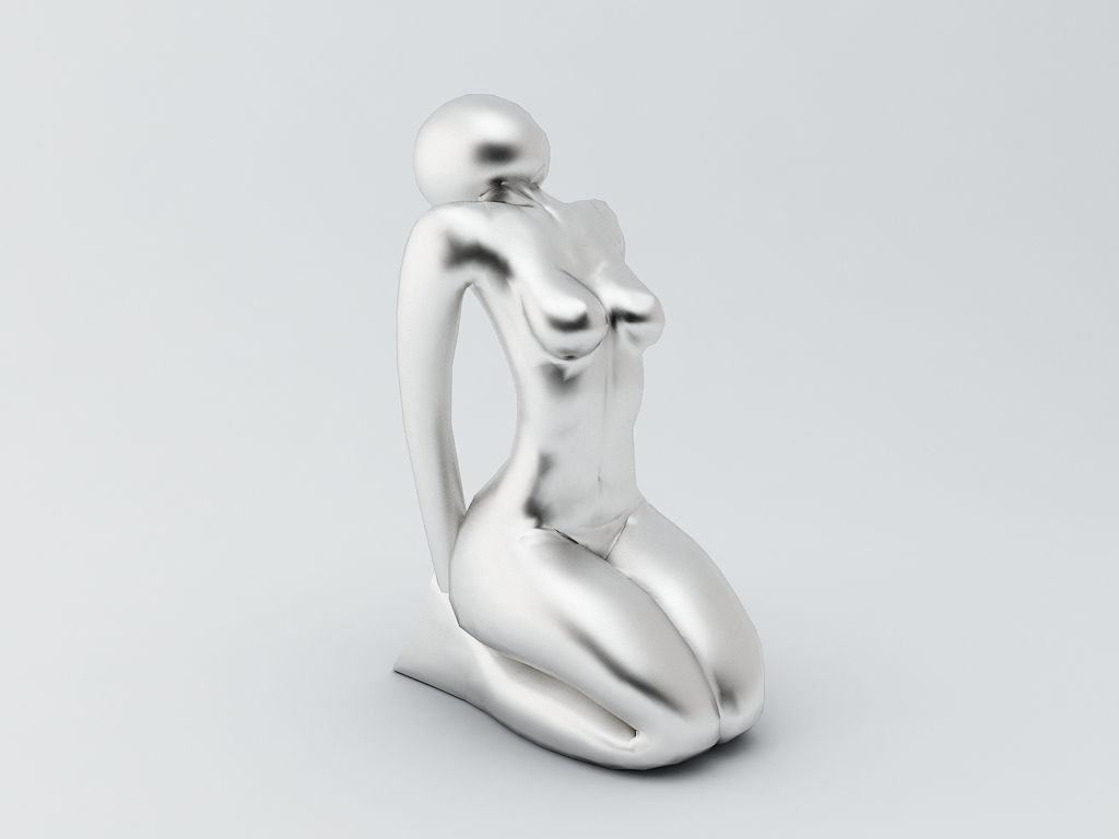Female Sculpture 3 3D print model_2