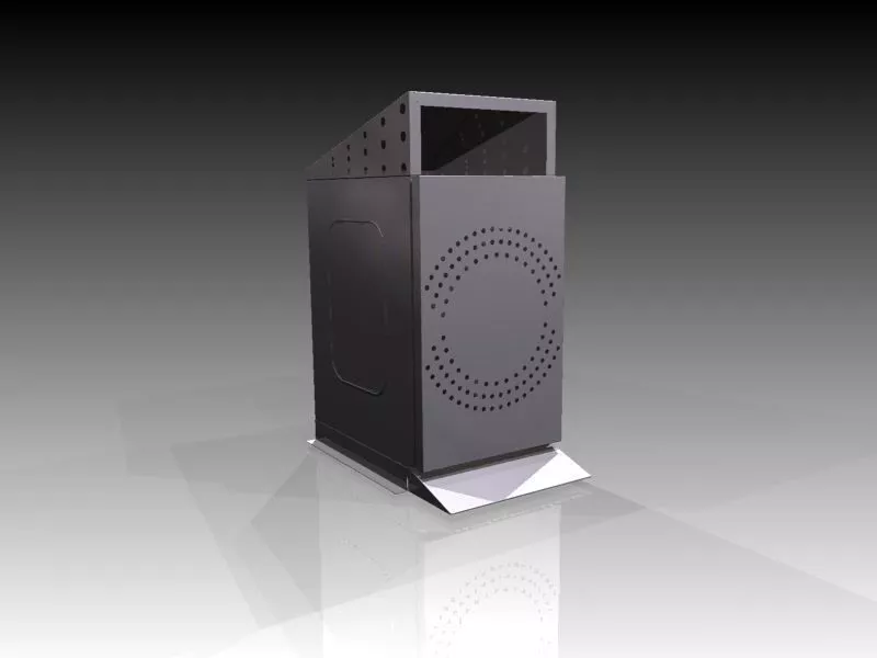 Sheet Metal Bin Free 3D model