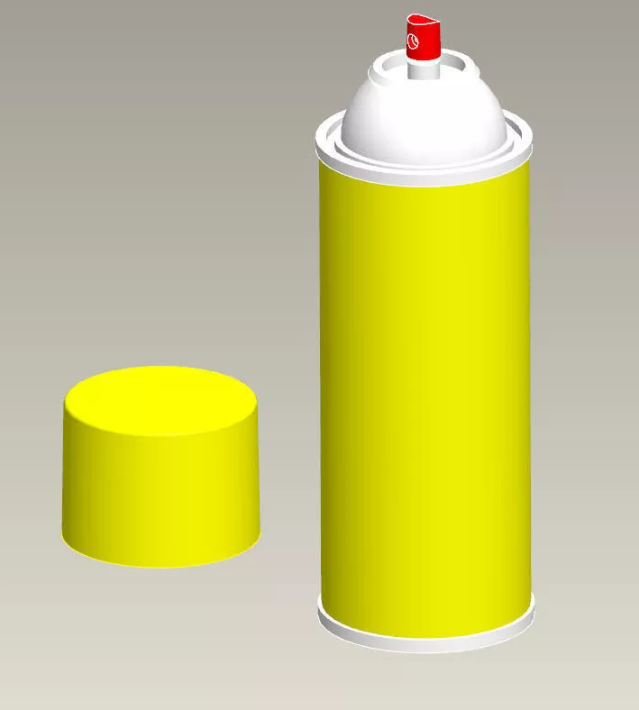 Spray Can Free 3D model