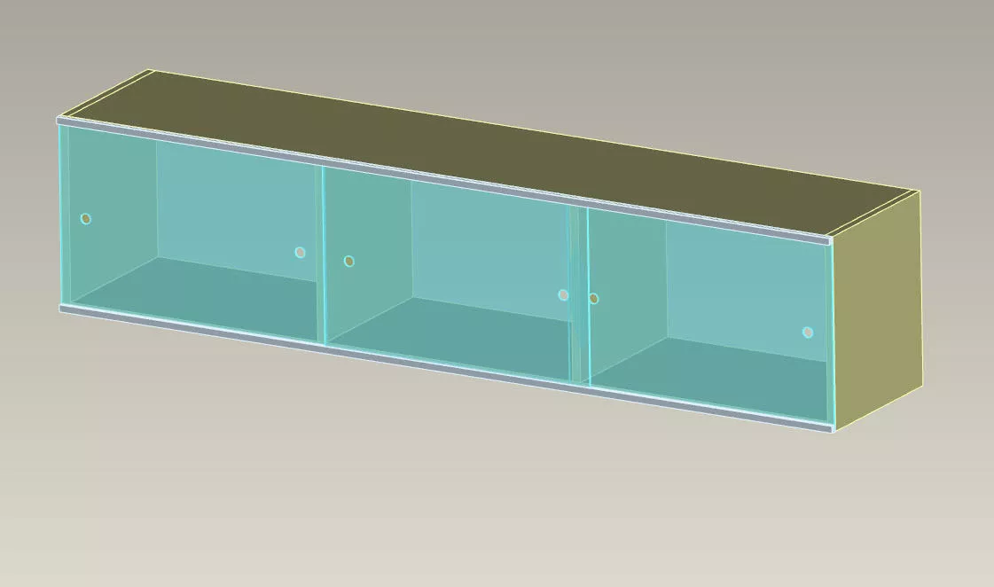 Wall Unit Free 3D model