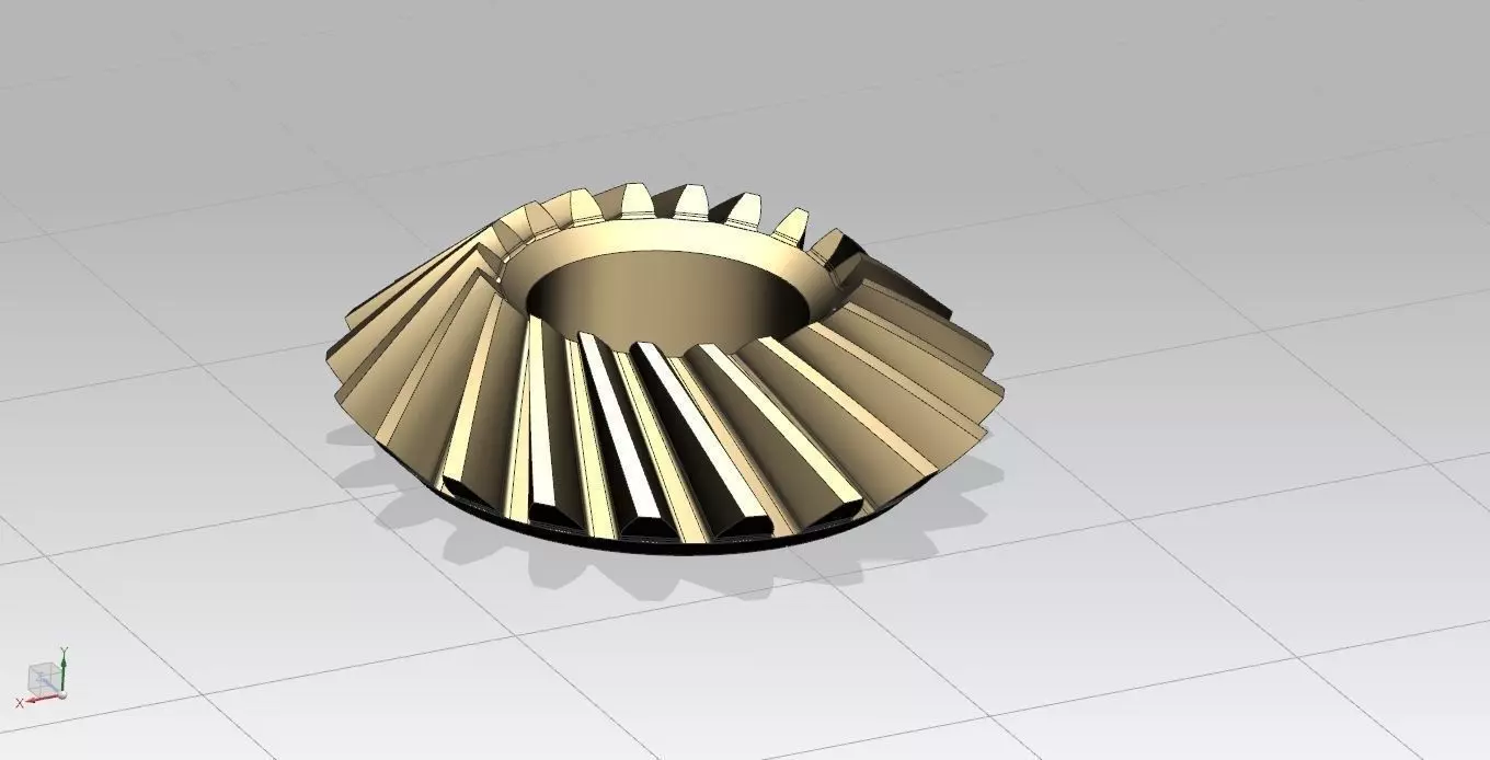 Bevel Gear with NX9 Free 3D model_0
