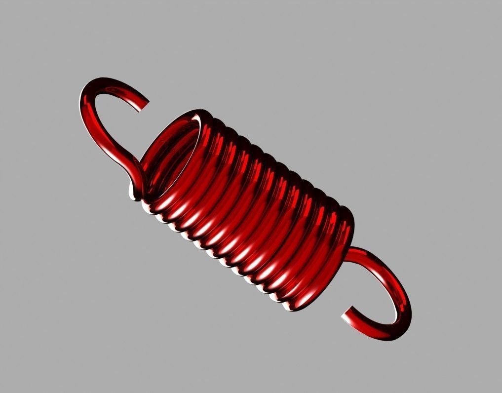 NX Spring Free 3D model_3