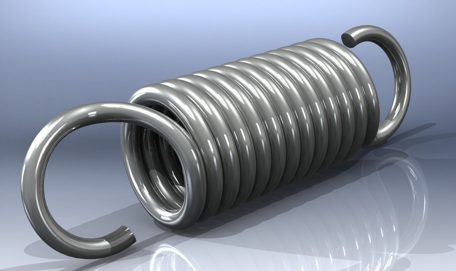 NX Spring Free 3D model_2