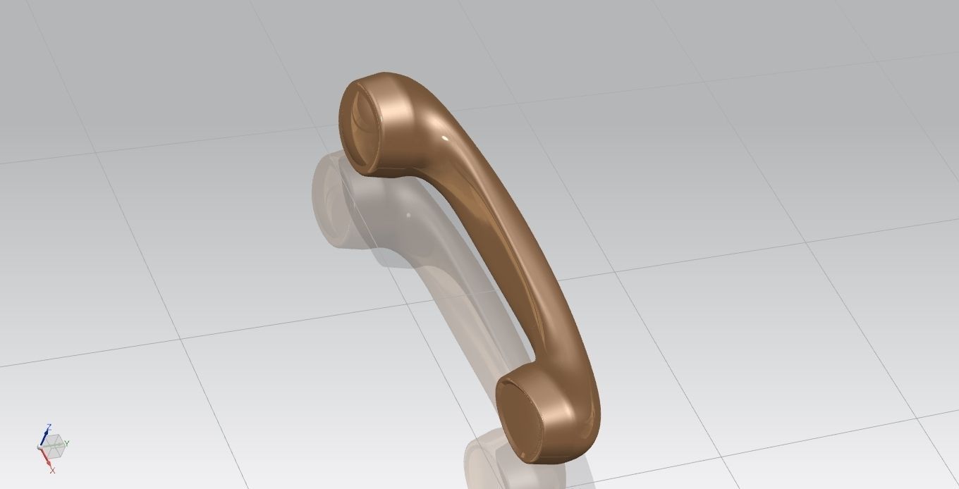 NX Realize Handset Free 3D model_1