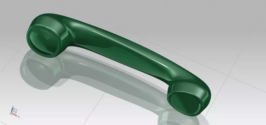 NX Realize Handset Free 3D model_0