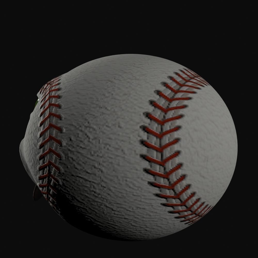 Baseball Character Low-poly 3D model_6