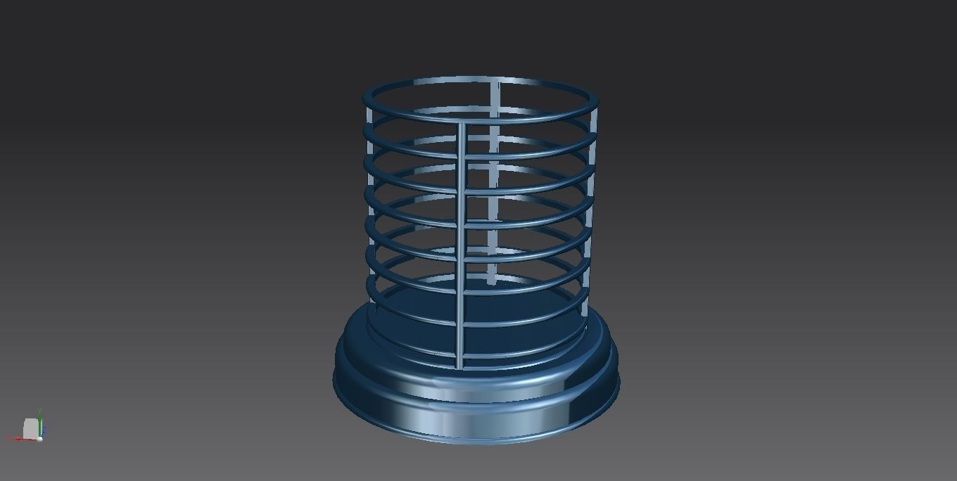 Pen pot Free 3D model_2