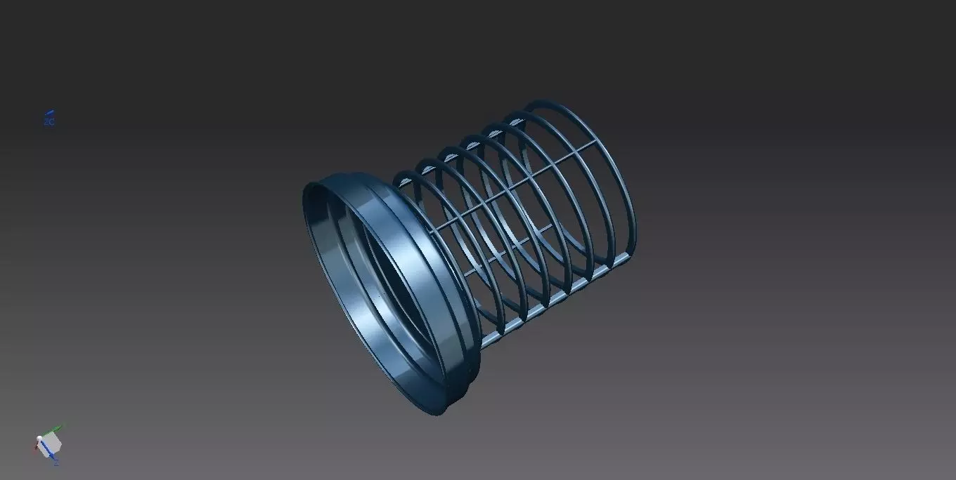 Pen pot Free 3D model_0