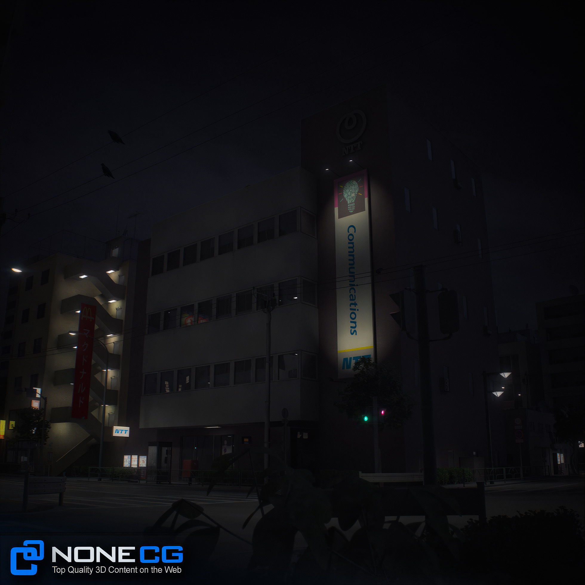 Japan 4 Blocks Set-2 3D model_27