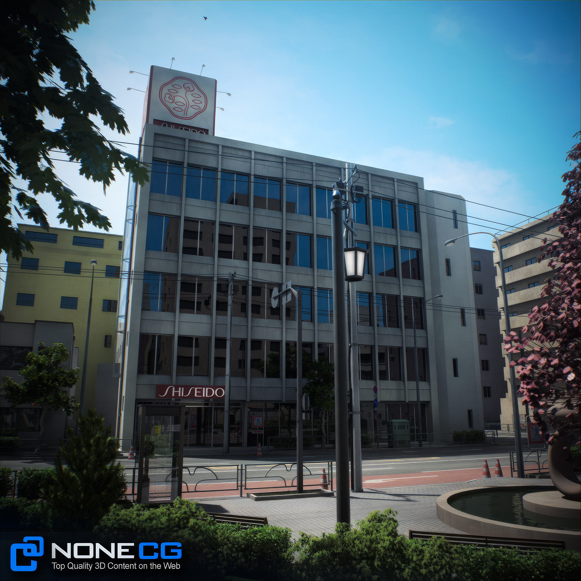 Japan 4 Blocks Set-2 3D model_33