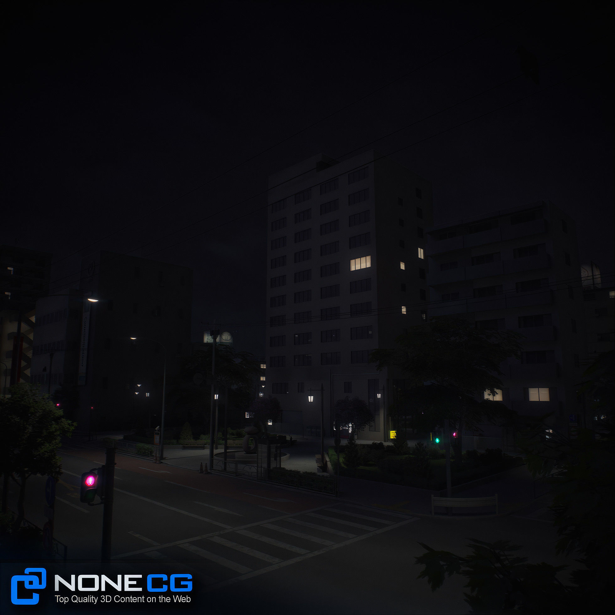 Japan 4 Blocks Set-2 3D model_32