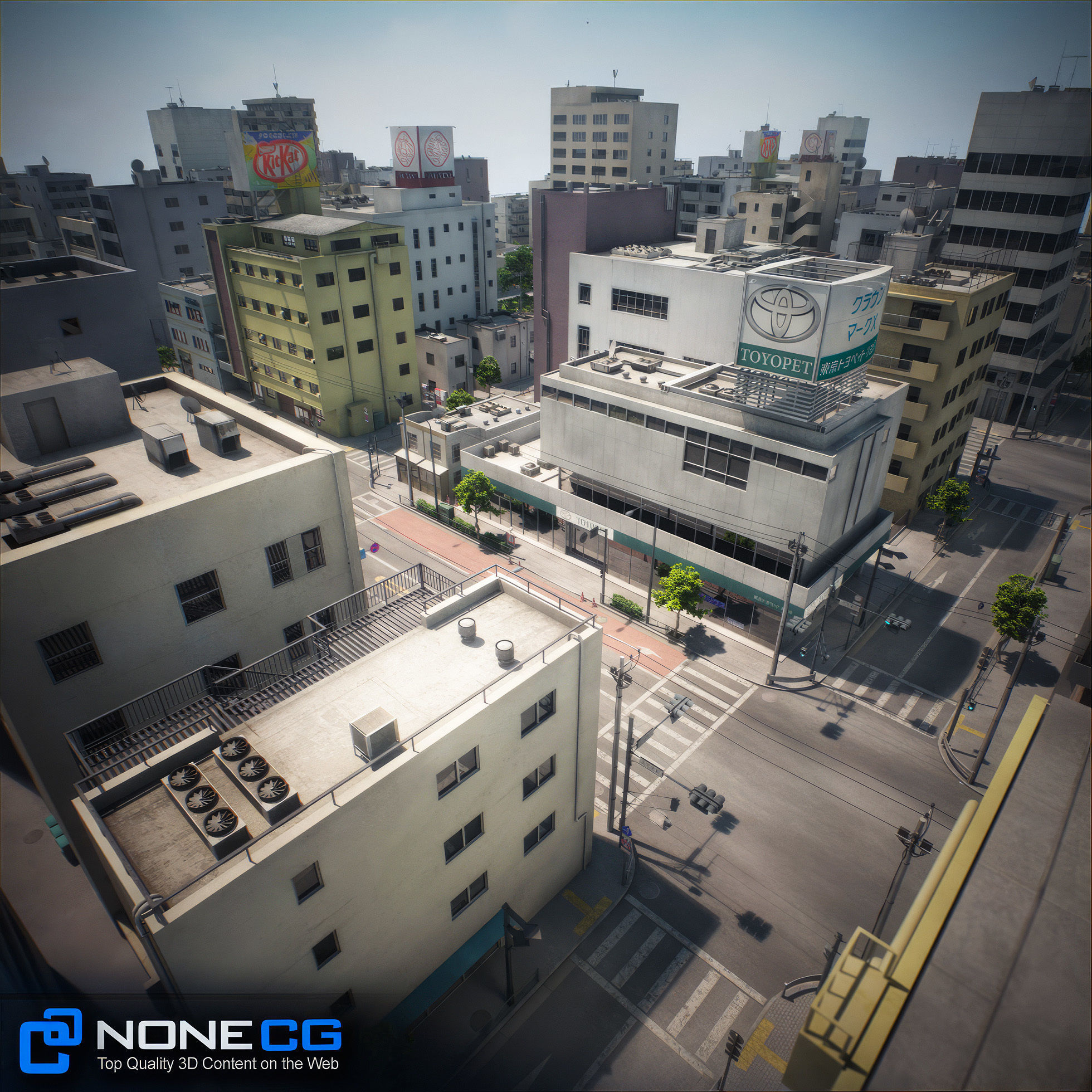 Japan 4 Blocks Set-2 3D model_15