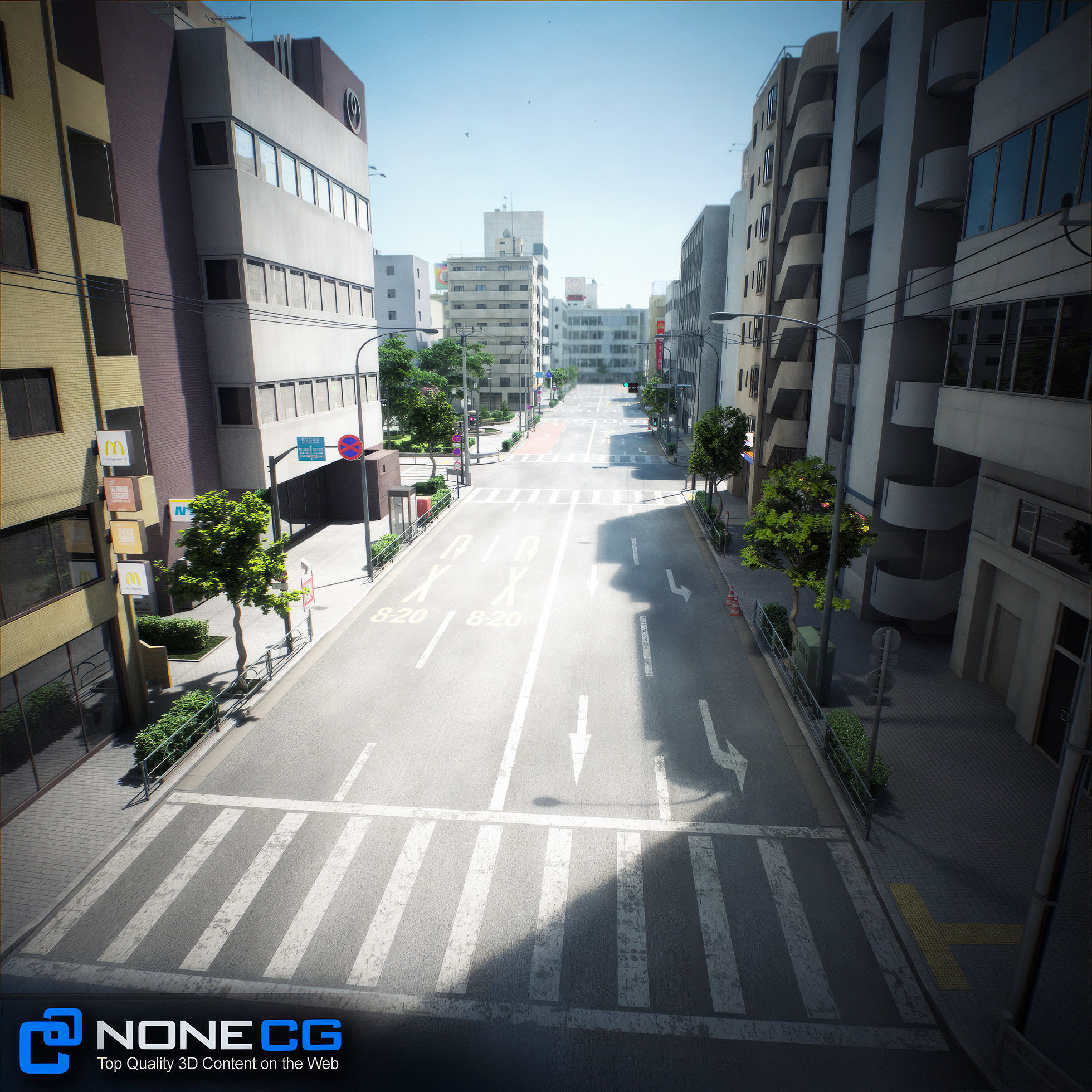 Japan 4 Blocks Set-2 3D model_76