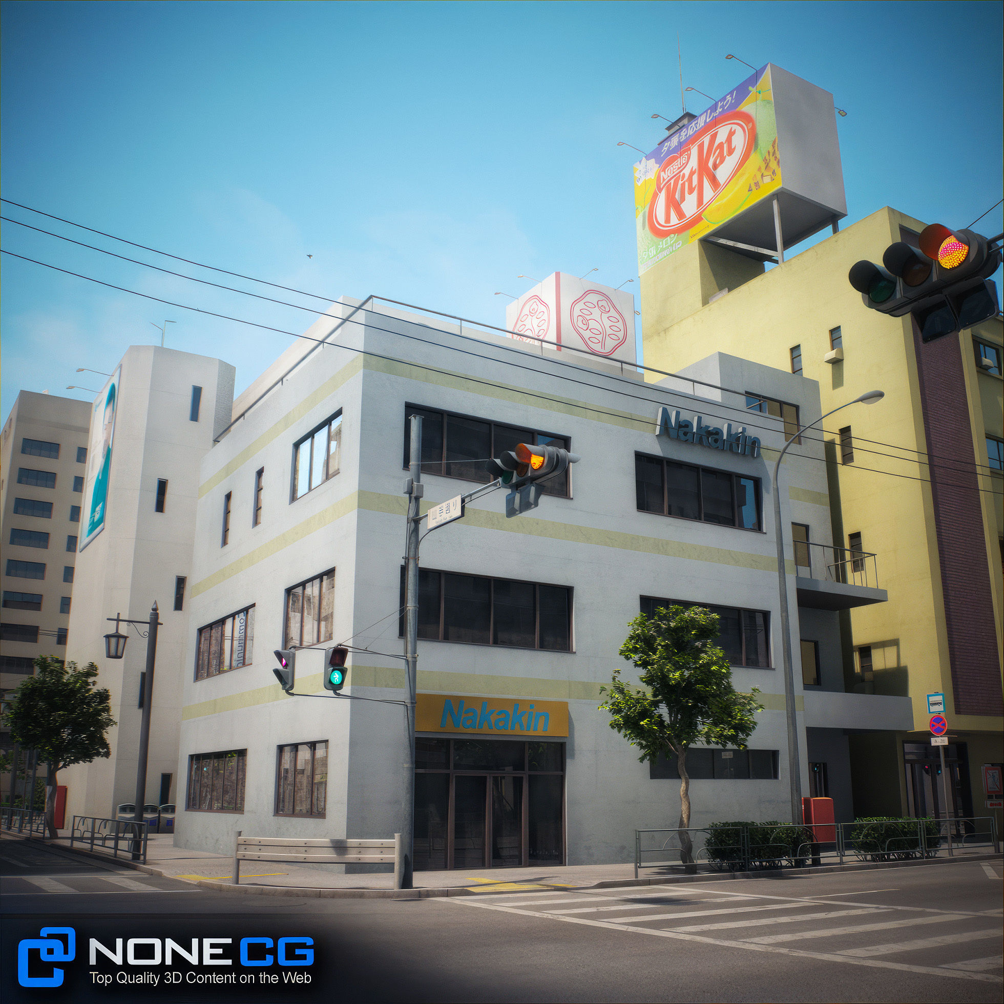 Japan 4 Blocks Set-2 3D model_86