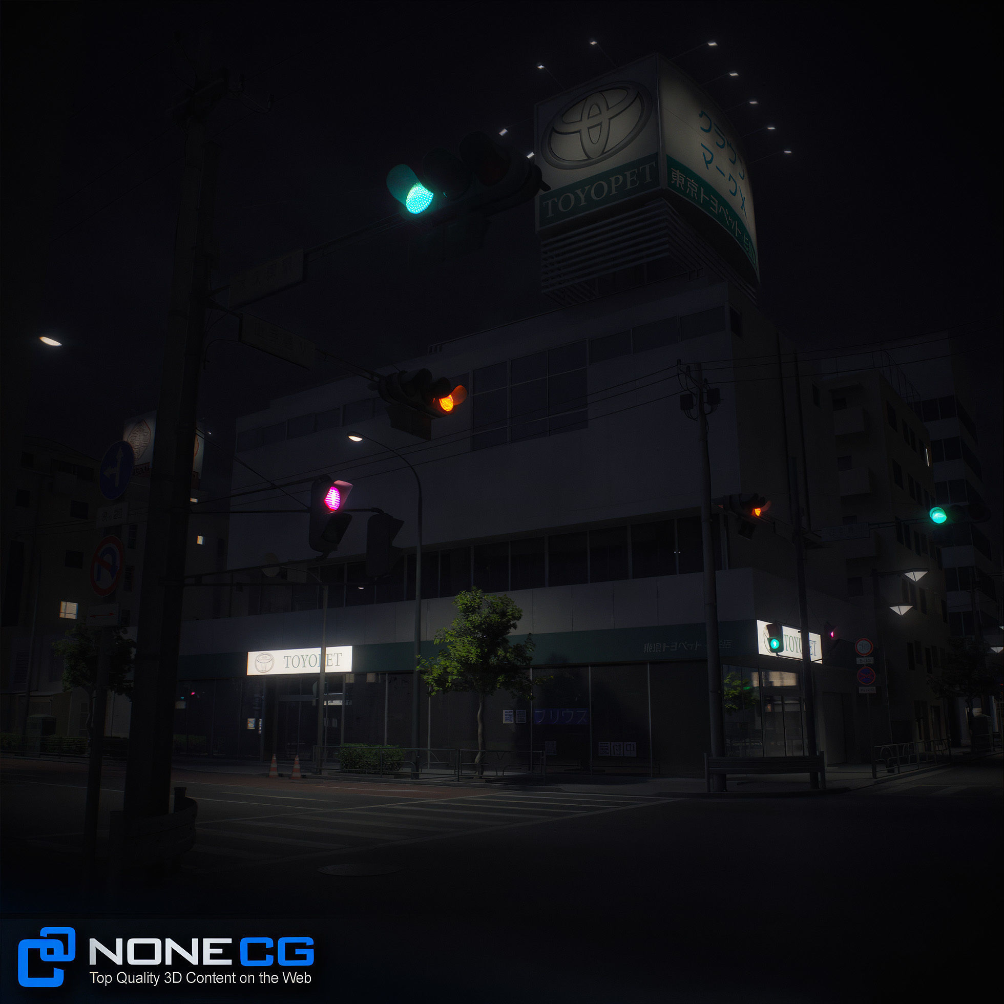 Japan 4 Blocks Set-2 3D model_14