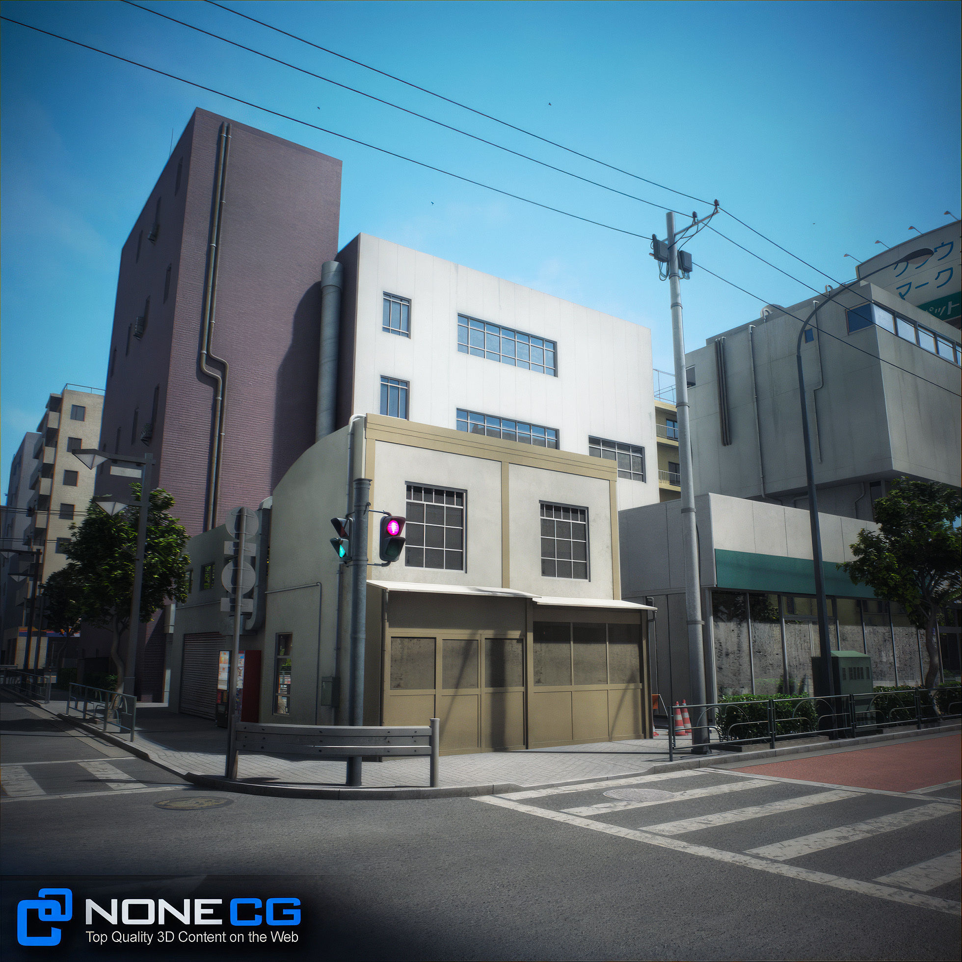 Japan 4 Blocks Set-2 3D model_88