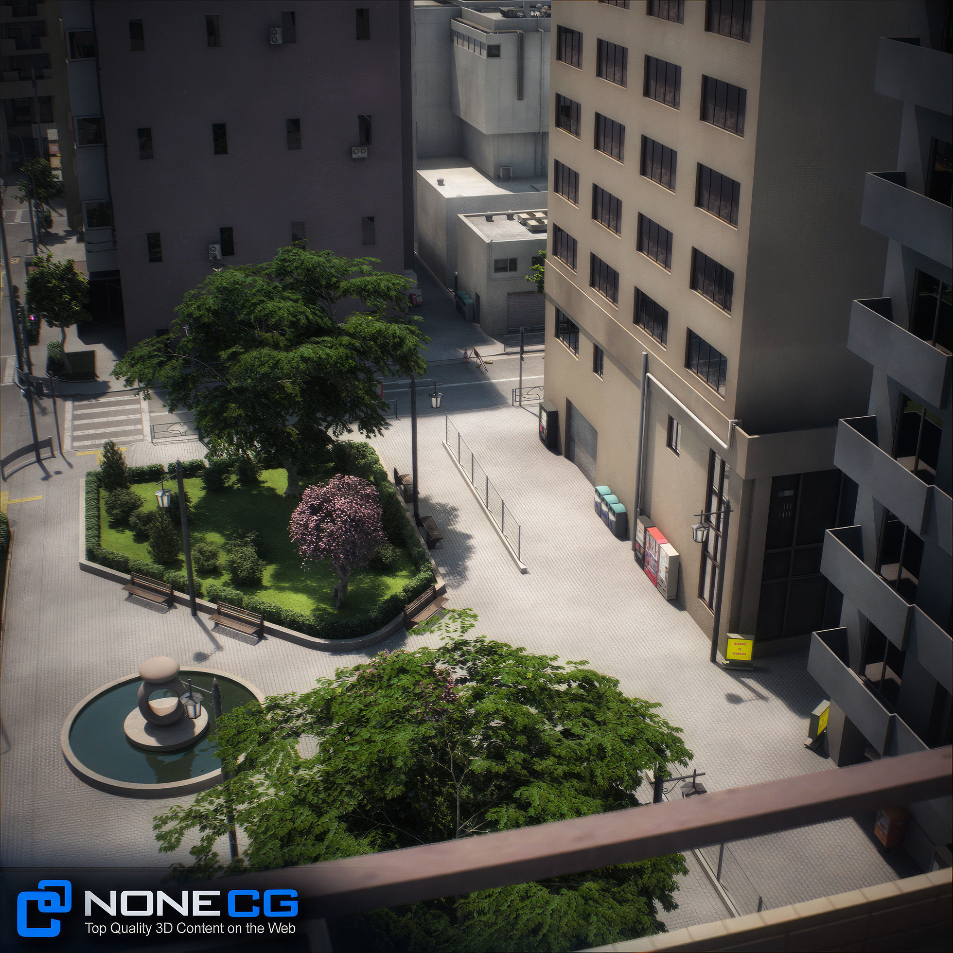 Japan 4 Blocks Set-2 3D model_72