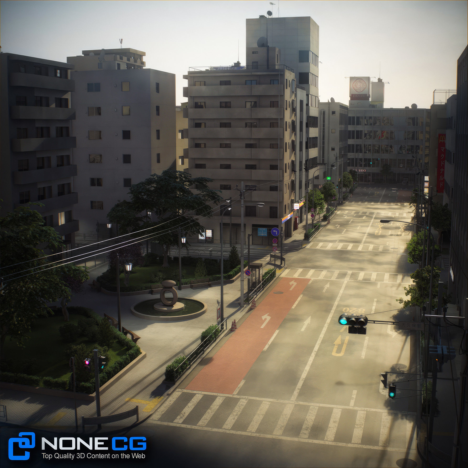 Japan 4 Blocks Set-2 3D model_19
