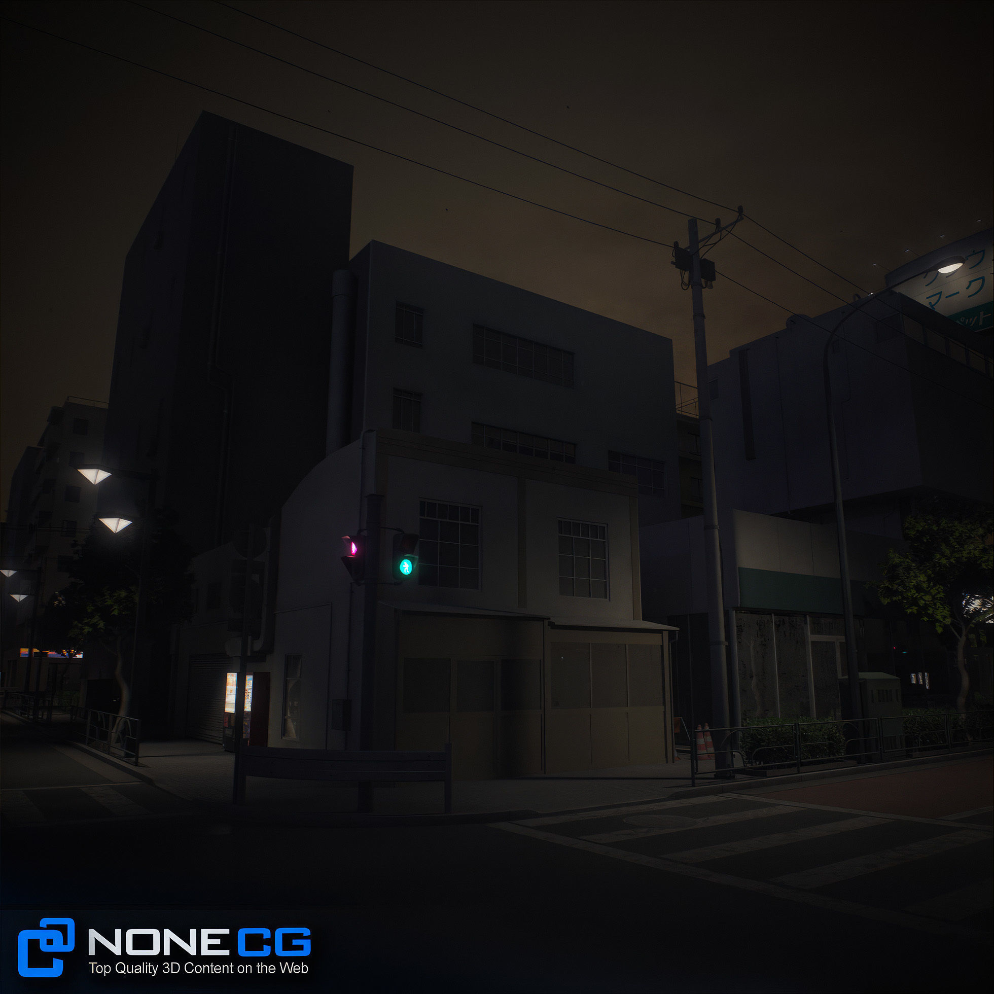 Japan 4 Blocks Set-2 3D model_89