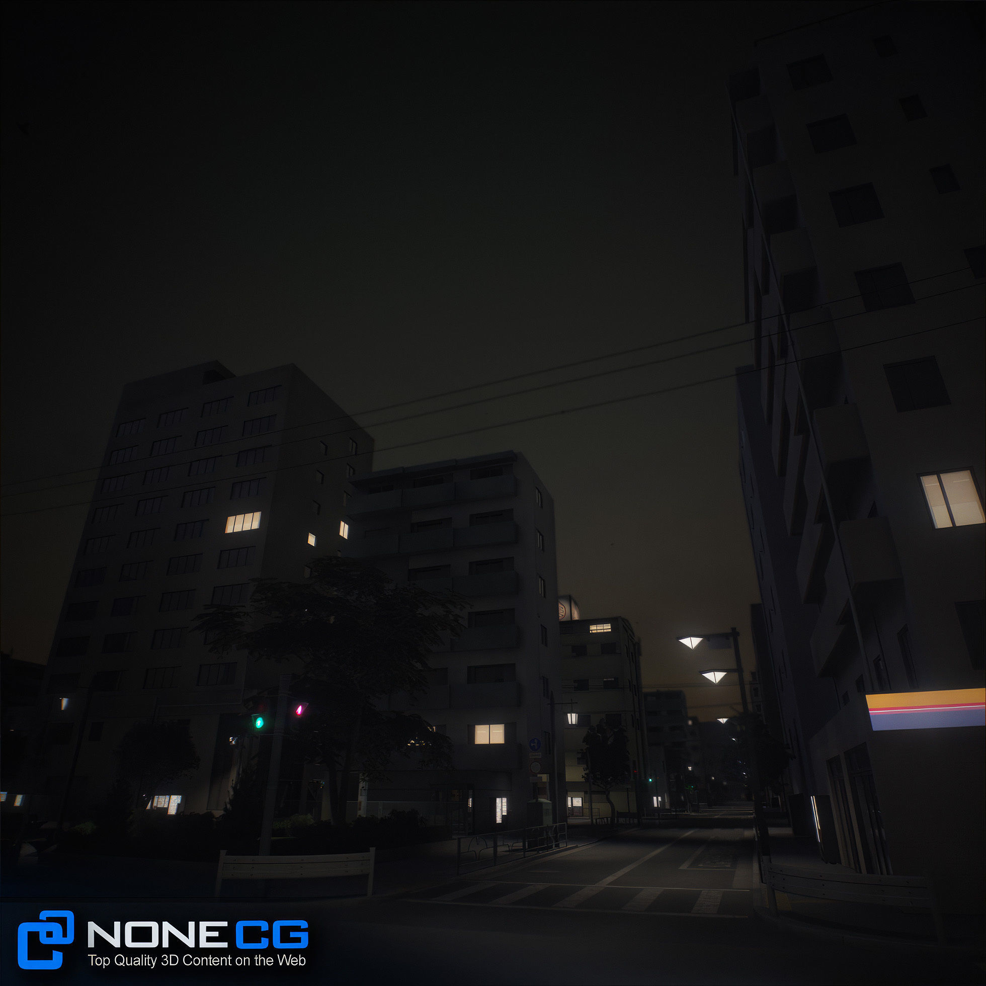 Japan 4 Blocks Set-2 3D model_52