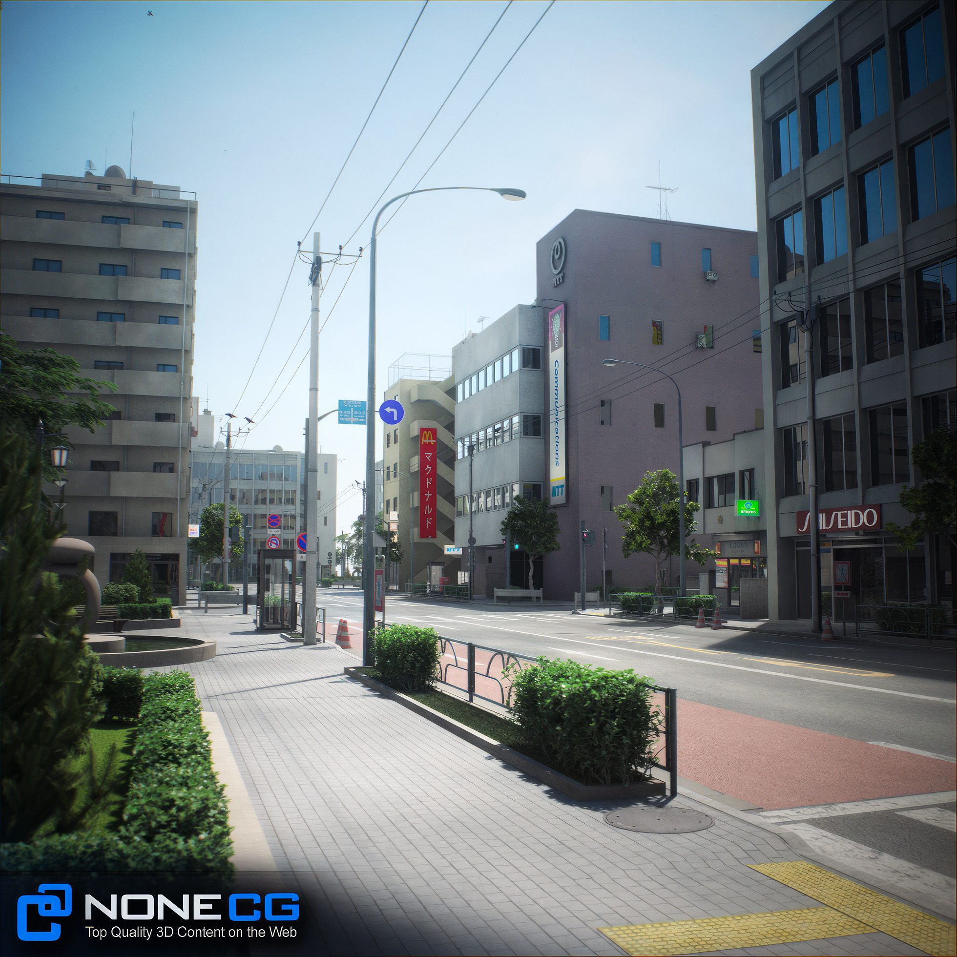 Japan 4 Blocks Set-2 3D model_8