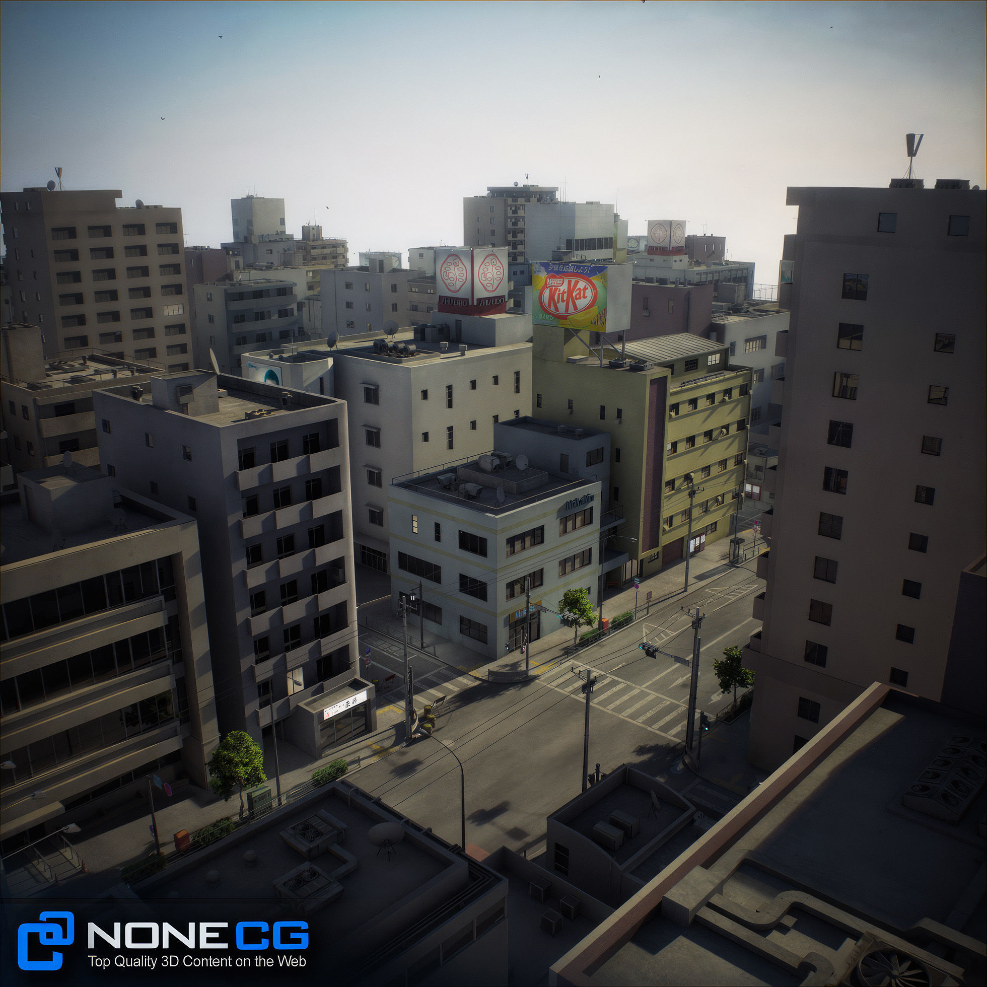 Japan 4 Blocks Set-2 3D model_47