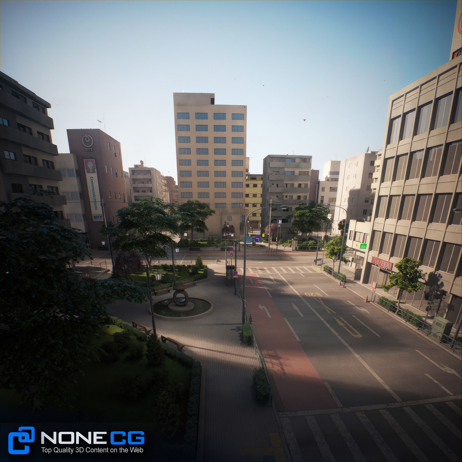 Japan 4 Blocks Set-2 3D model_83