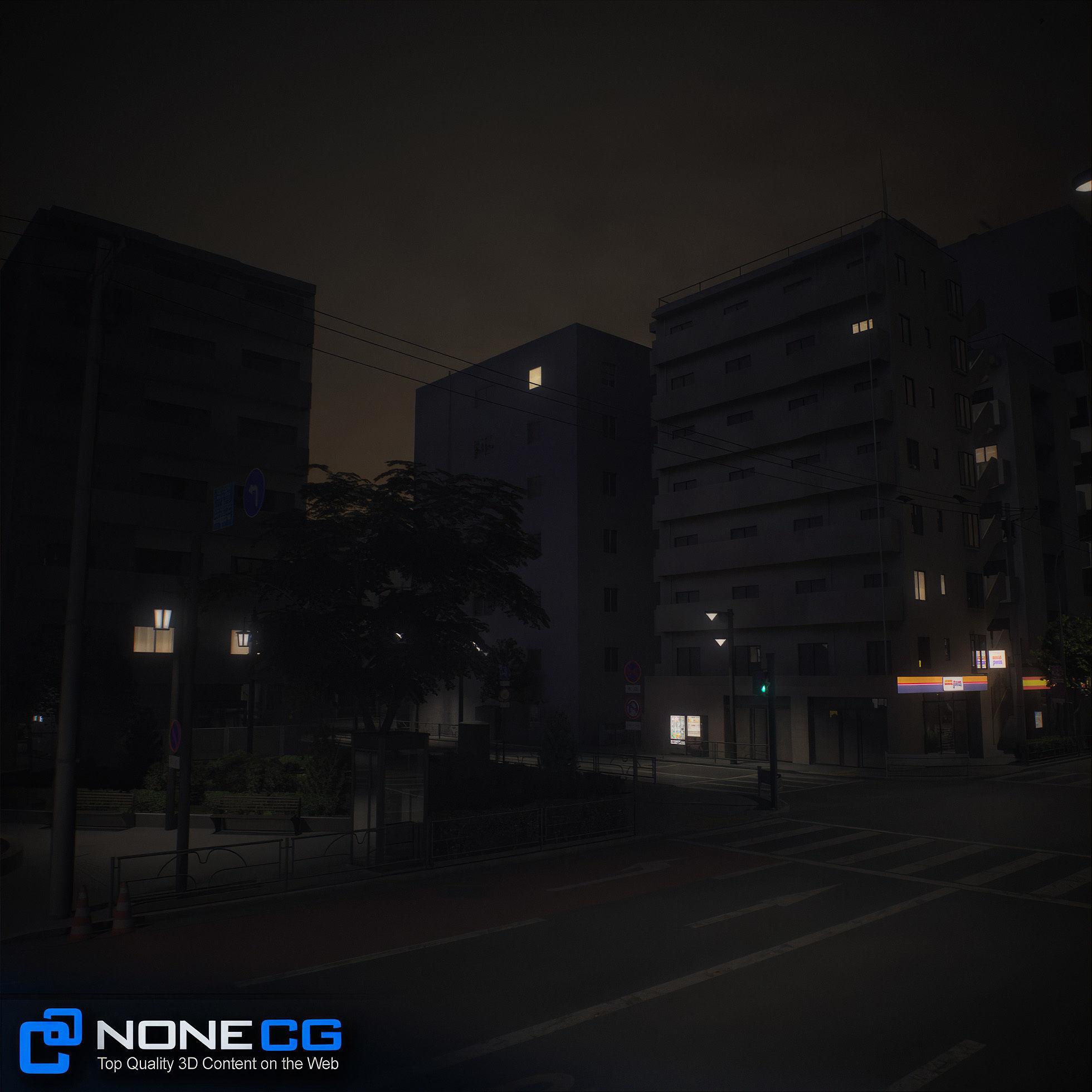 Japan 4 Blocks Set-2 3D model_70