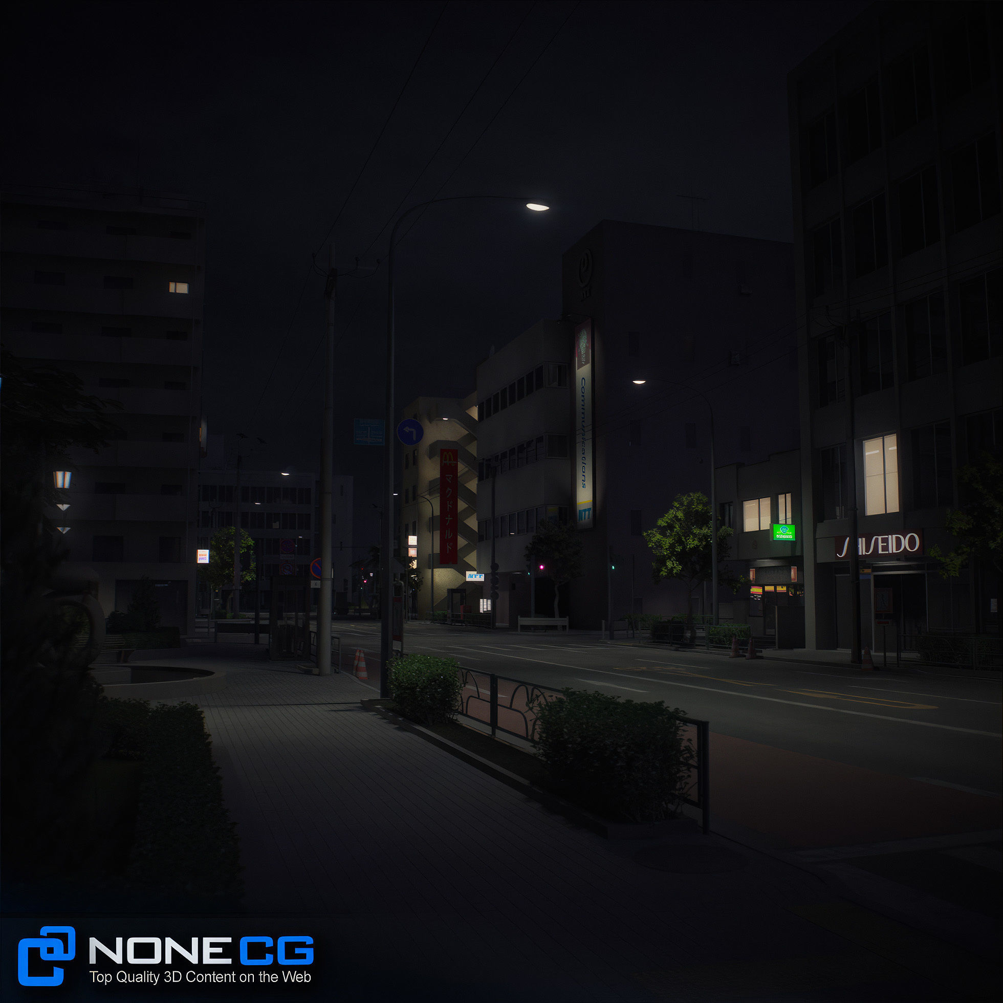 Japan 4 Blocks Set-2 3D model_10