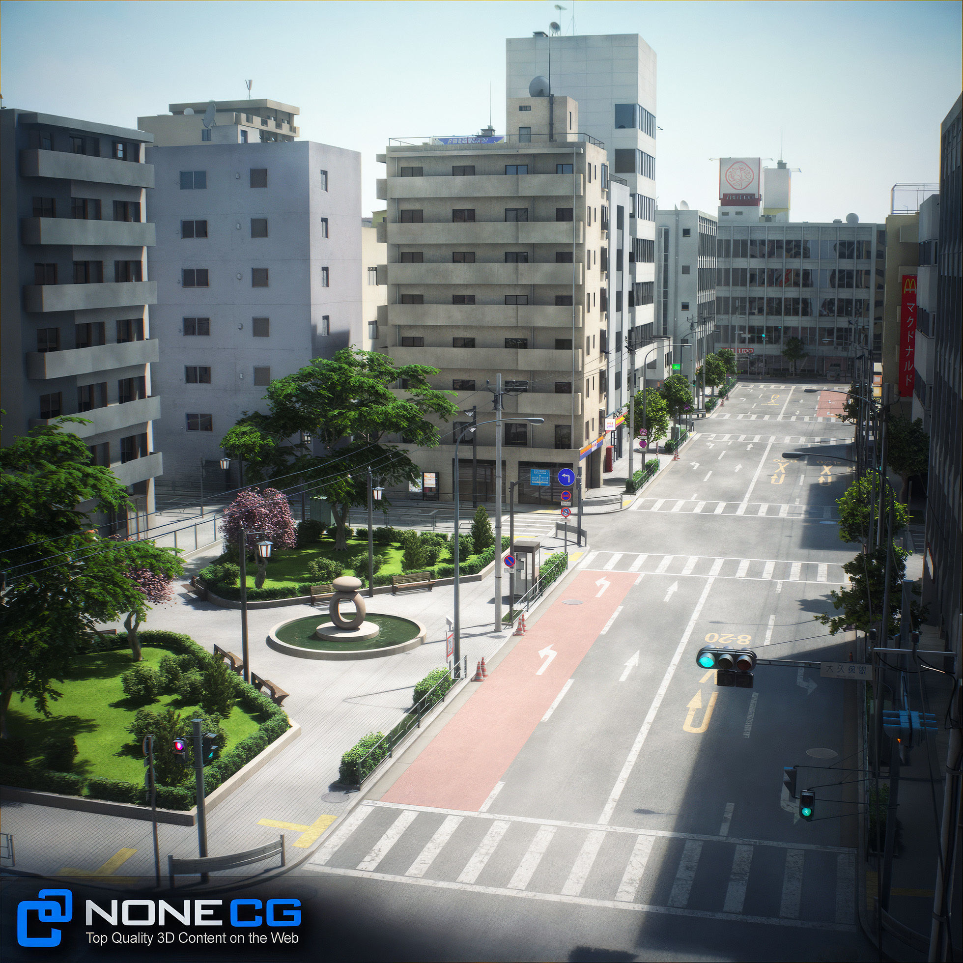 Japan 4 Blocks Set-2 3D model_20