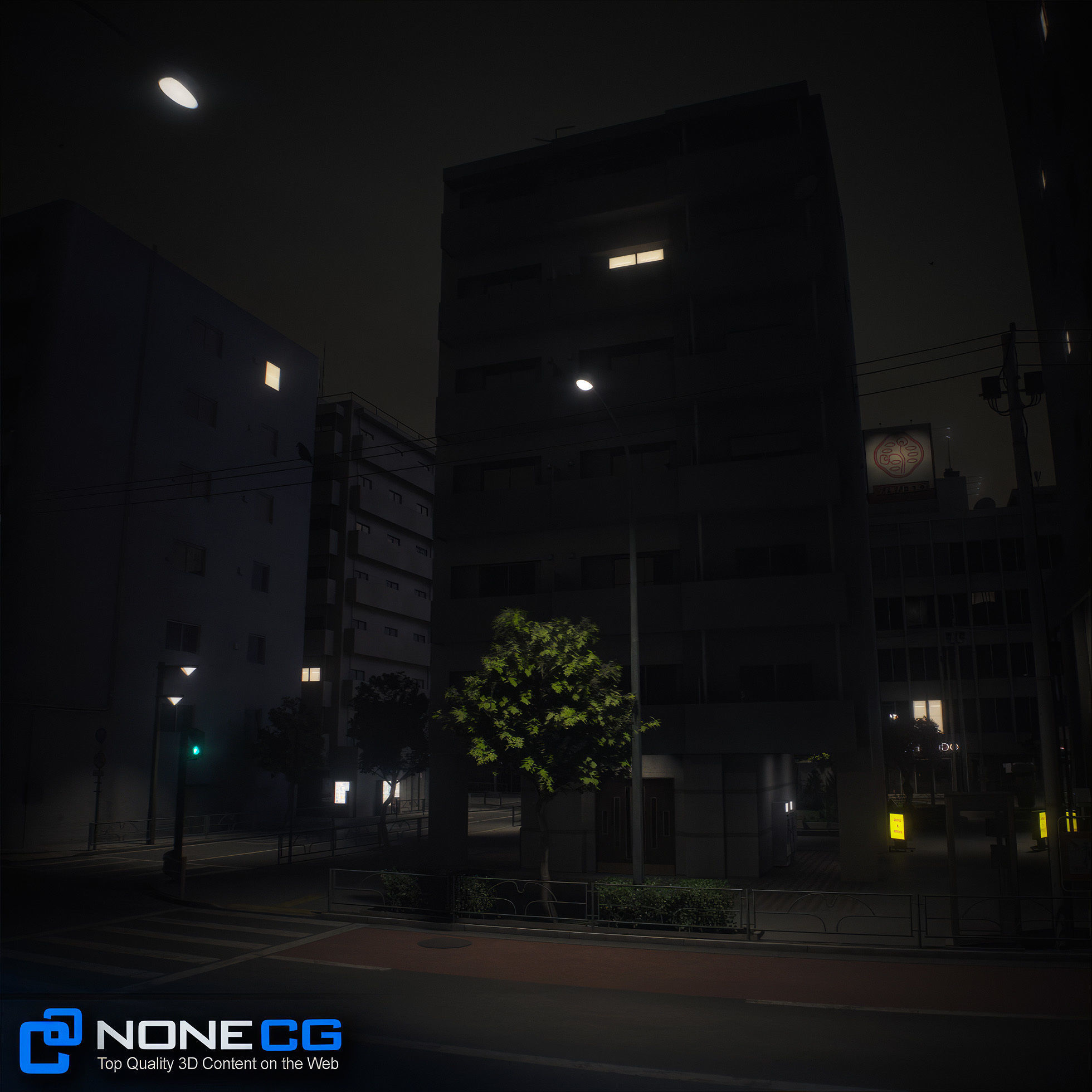 Japan 4 Blocks Set-2 3D model_29