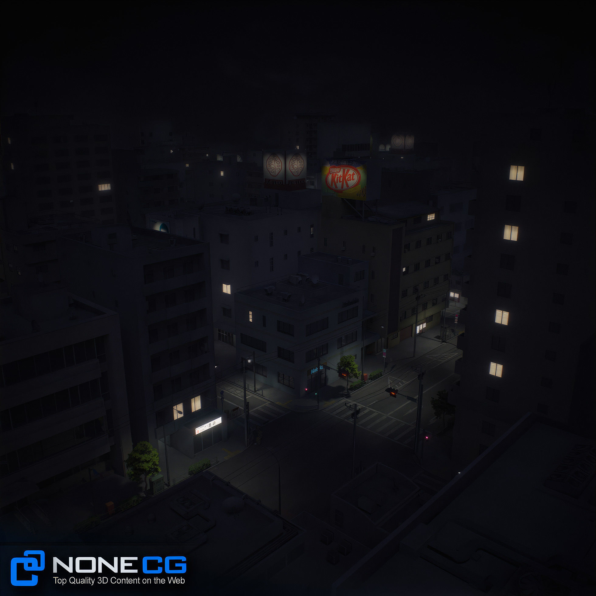 Japan 4 Blocks Set-2 3D model_49