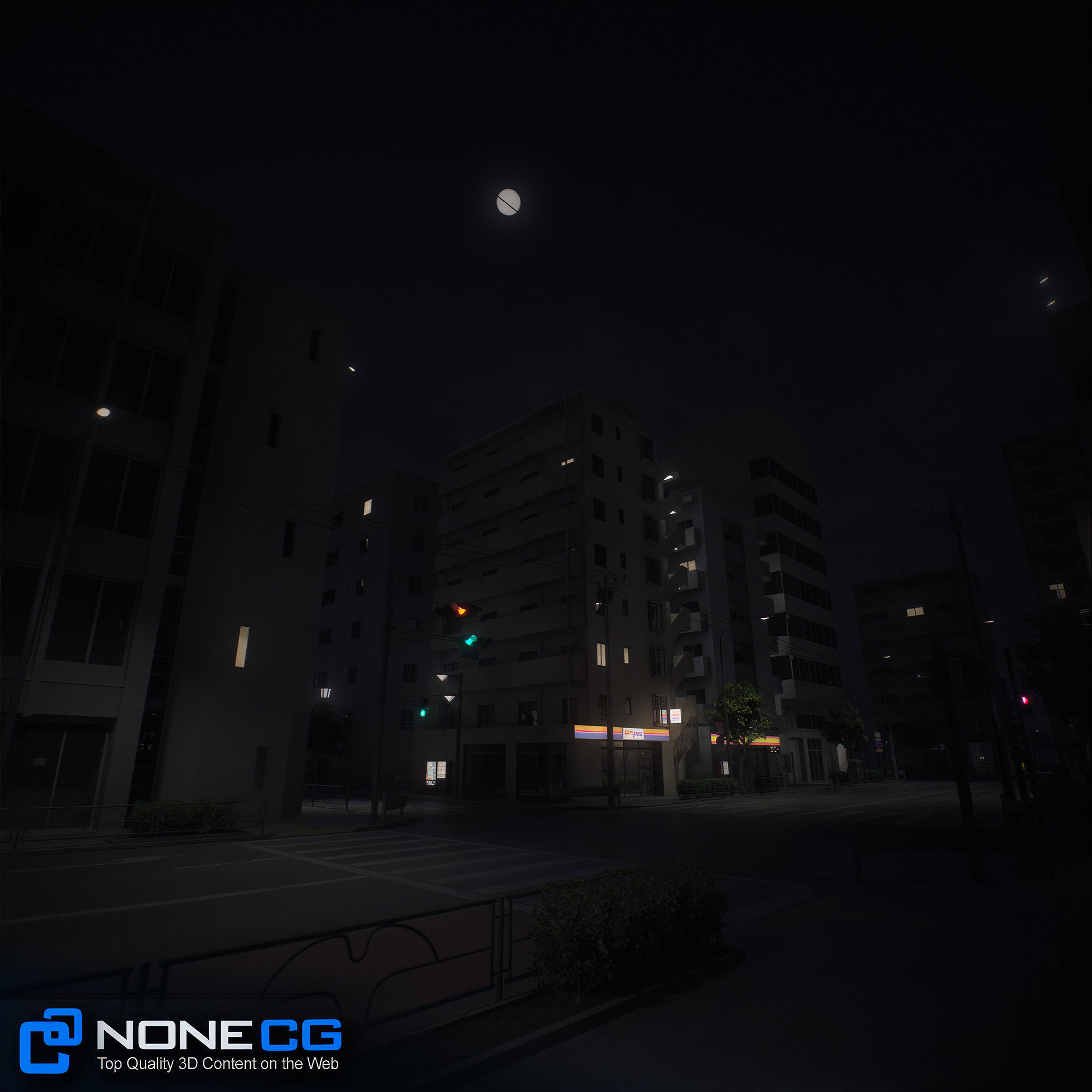 Japan 4 Blocks Set-2 3D model_42