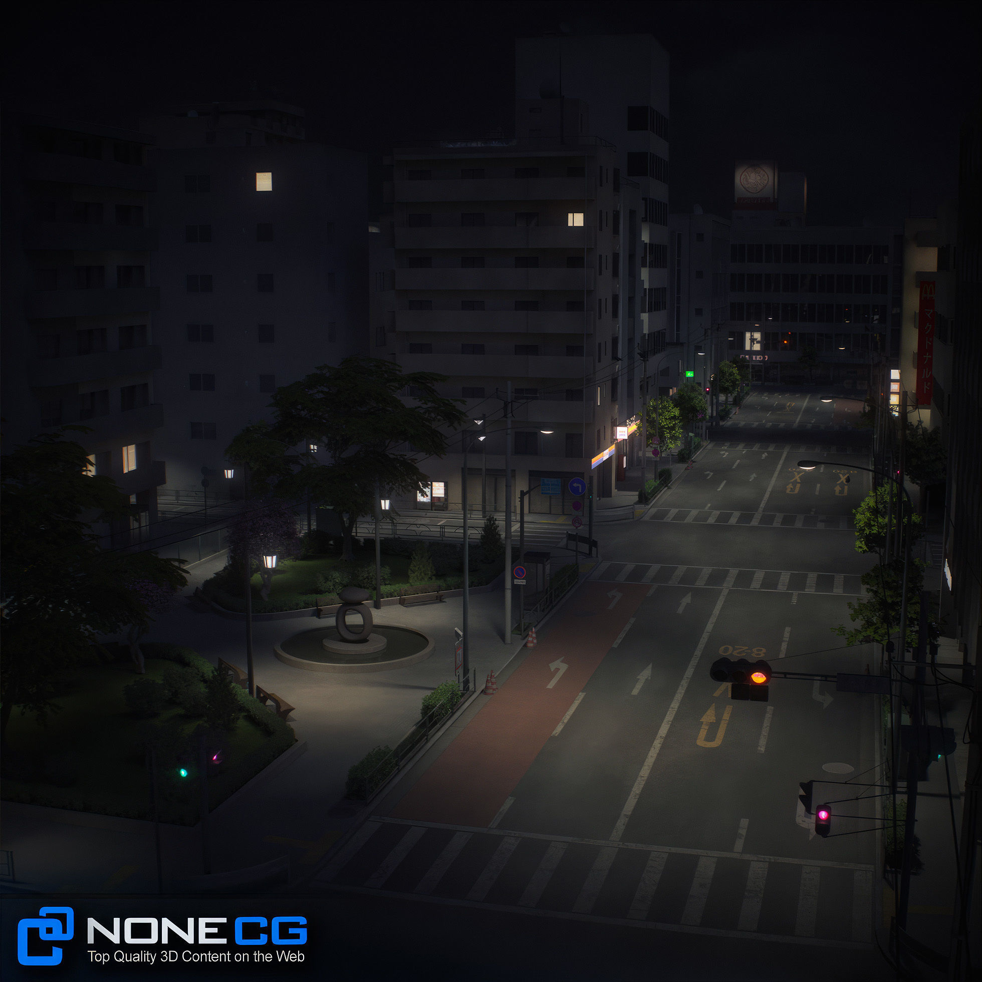 Japan 4 Blocks Set-2 3D model_18
