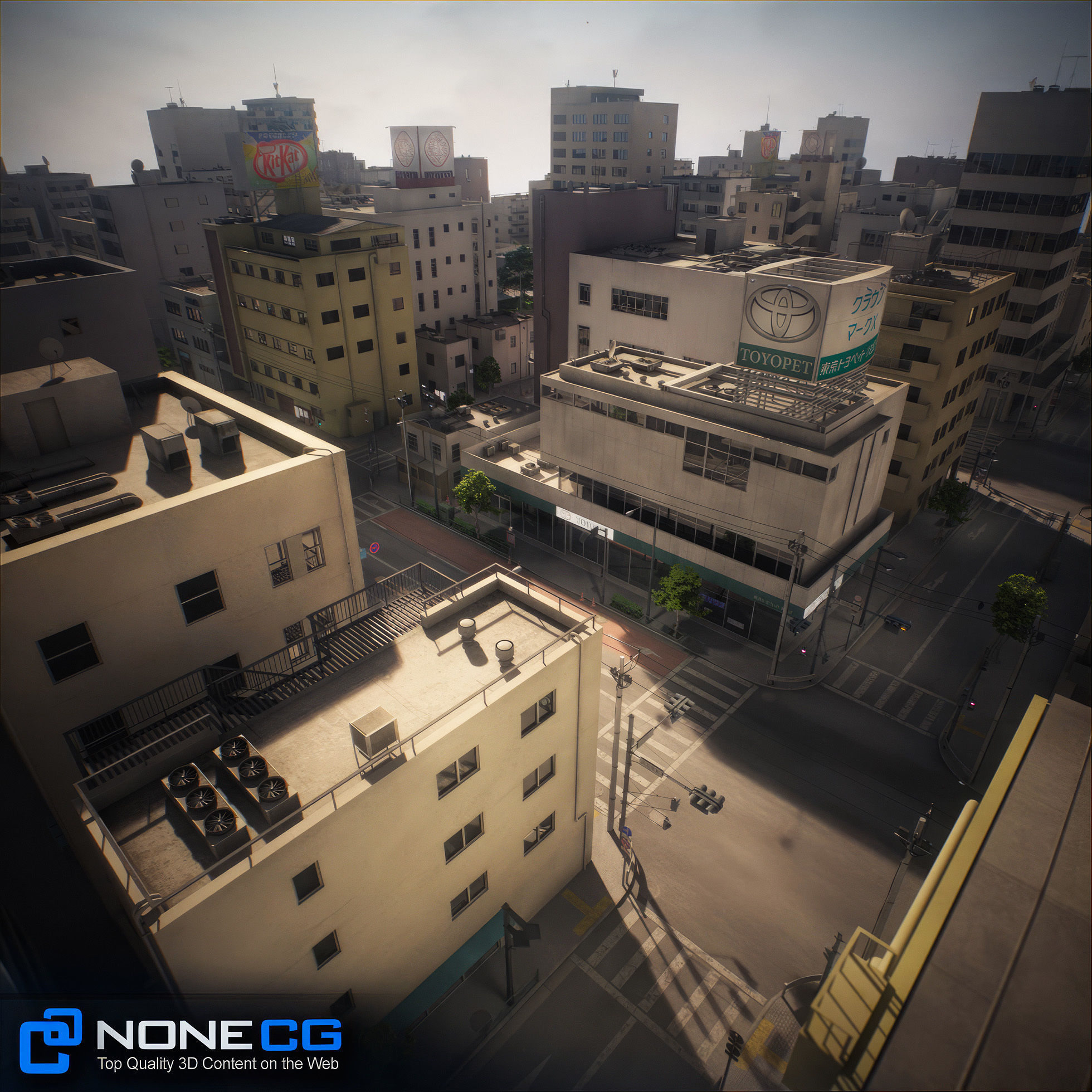 Japan 4 Blocks Set-2 3D model_17