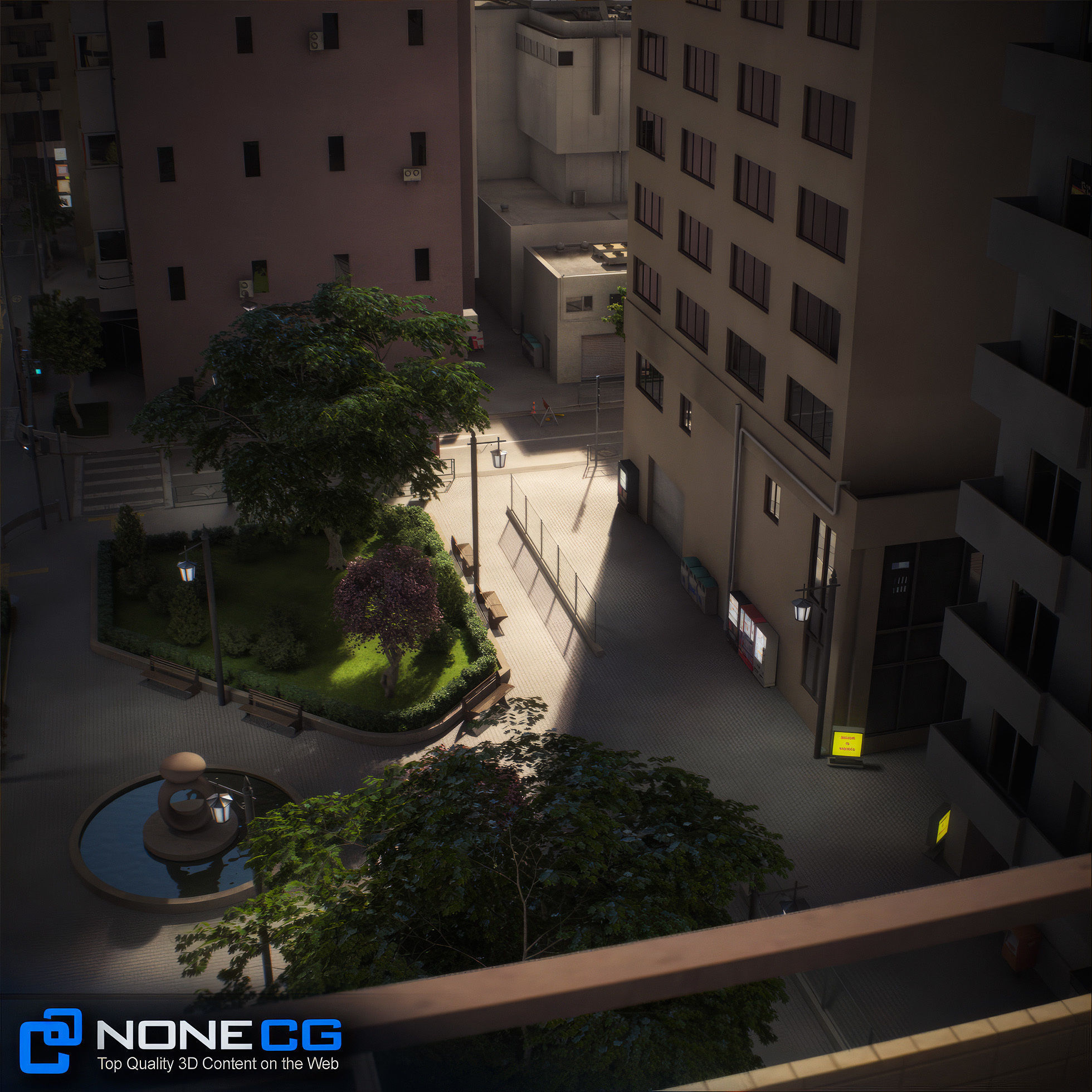 Japan 4 Blocks Set-2 3D model_73