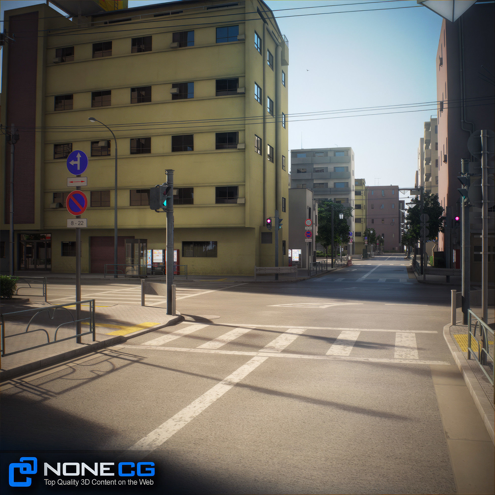 Japan 4 Blocks Set-2 3D model_65