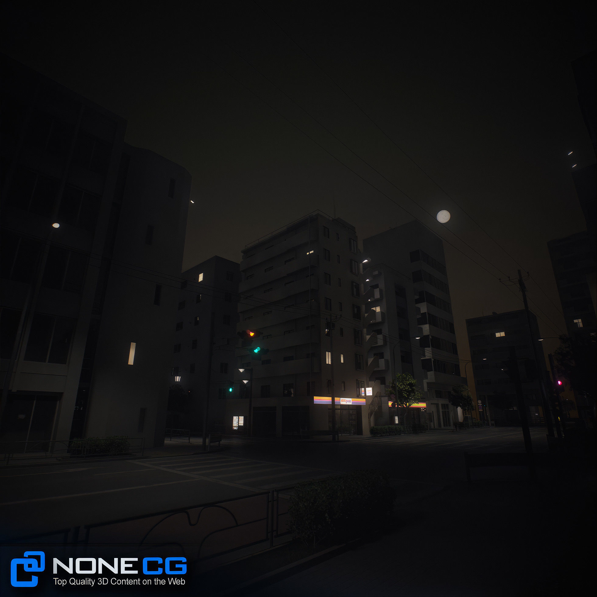 Japan 4 Blocks Set-2 3D model_43