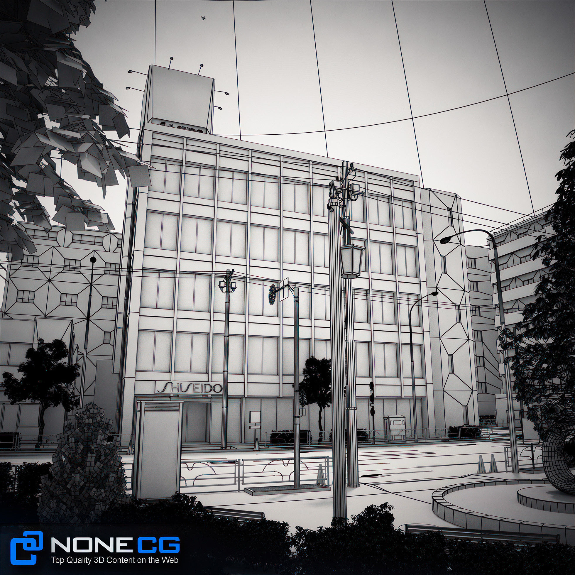 Japan 4 Blocks Set-2 3D model_34