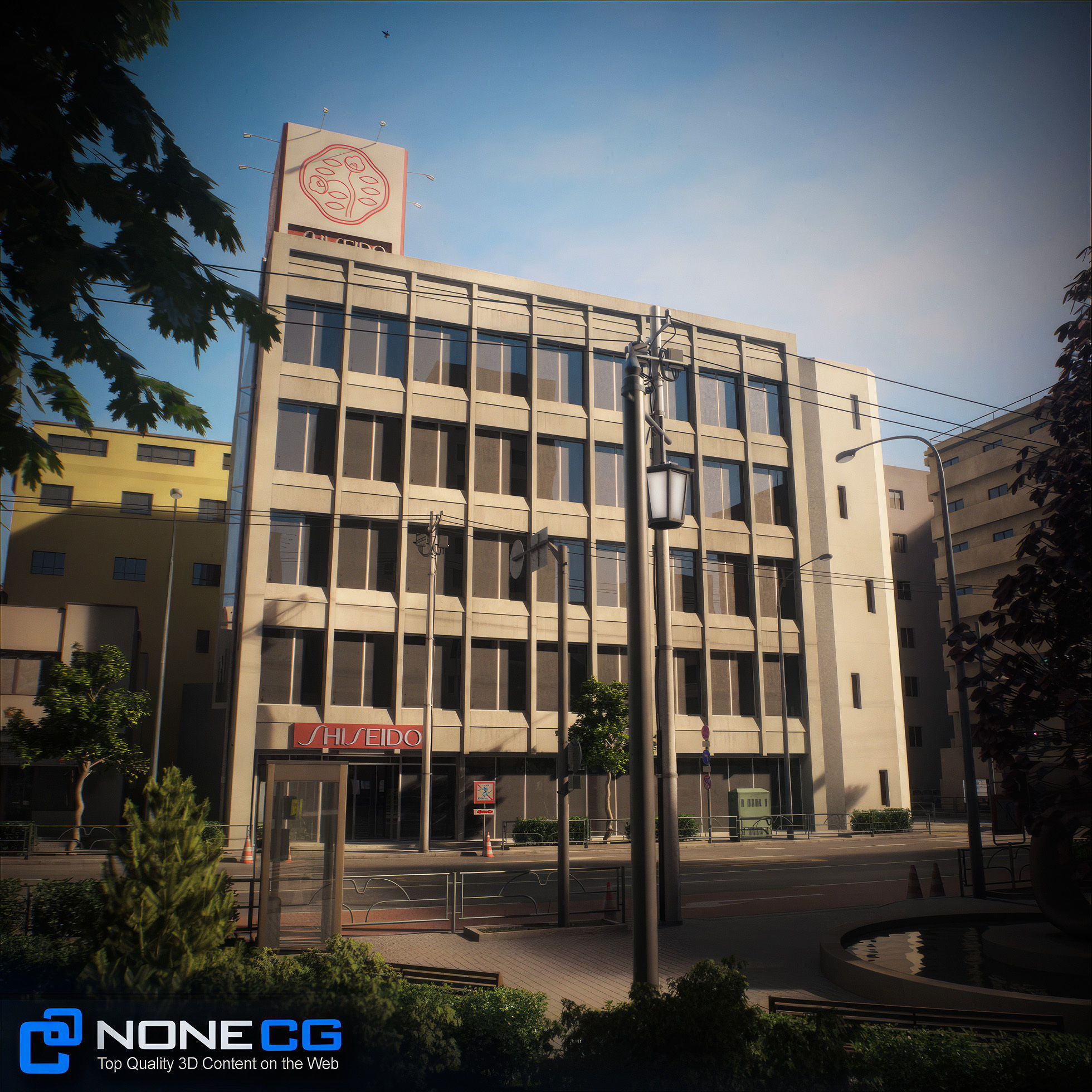 Japan 4 Blocks Set-2 3D model_35