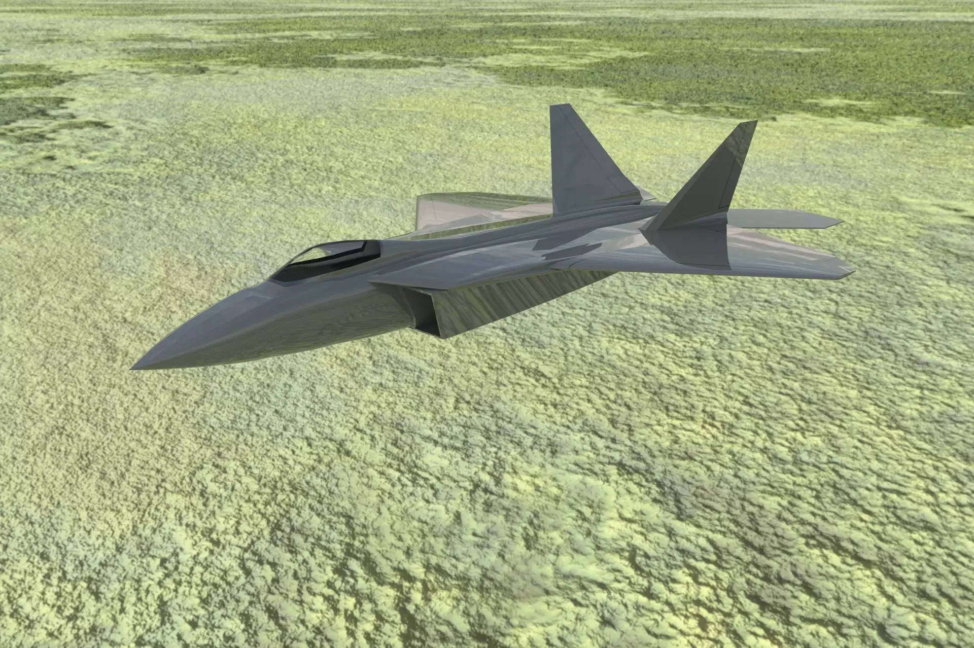 F 22 Raptor 3D print model_0