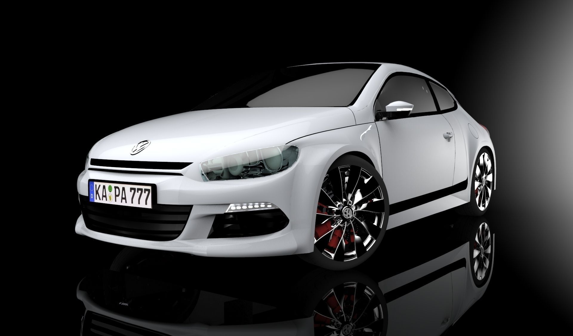 Scirocco Volkswagen  Free 3D model_6