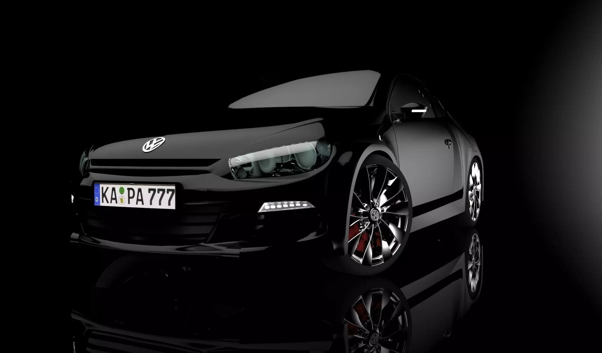 Scirocco Volkswagen  Free 3D model_0