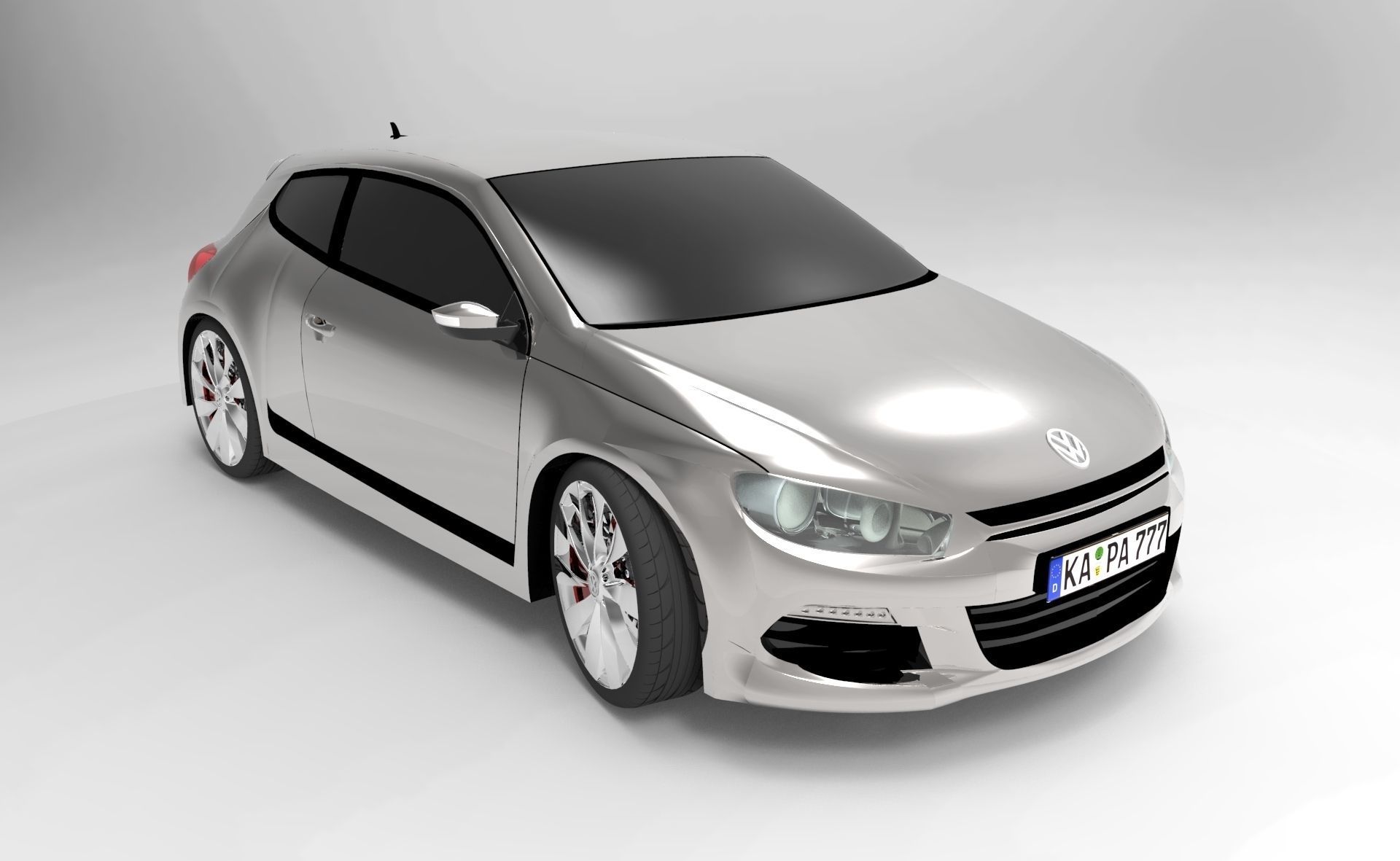 Scirocco Volkswagen  Free 3D model_3