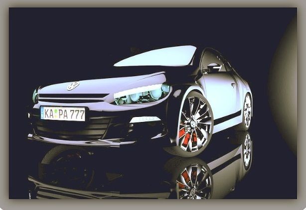 Scirocco Volkswagen  Free 3D model_9