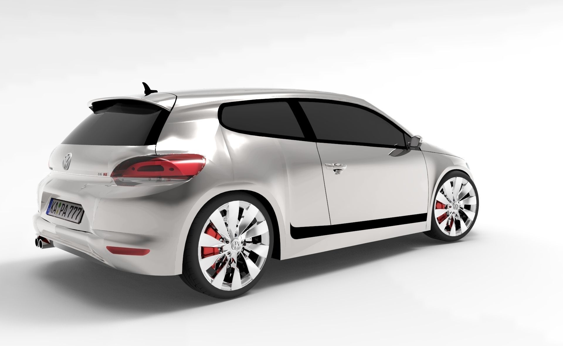 Scirocco Volkswagen  Free 3D model_1