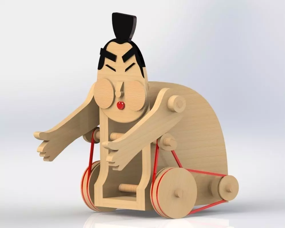 Sumo Toy Free 3D model
