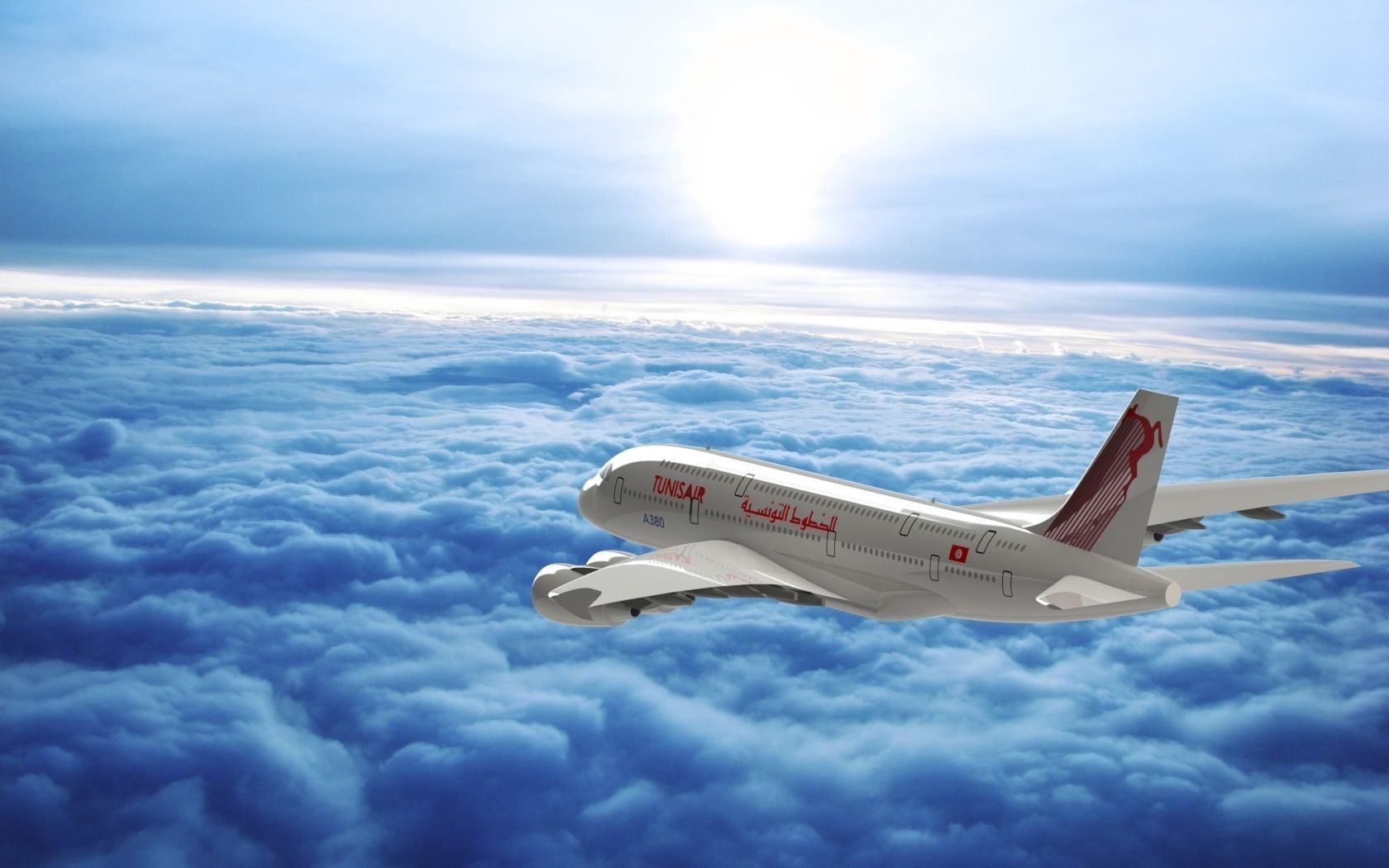 Airbus A380 Free 3D model_2